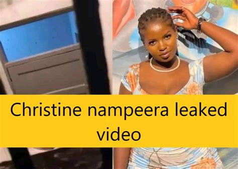 christine nampeera leaked video|‘I was trying to save our relationship’